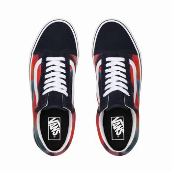 Damske Tenisky Vans Dark Aura Old Skool Tmavo Viacfarebný/Biele VA93YIEMX